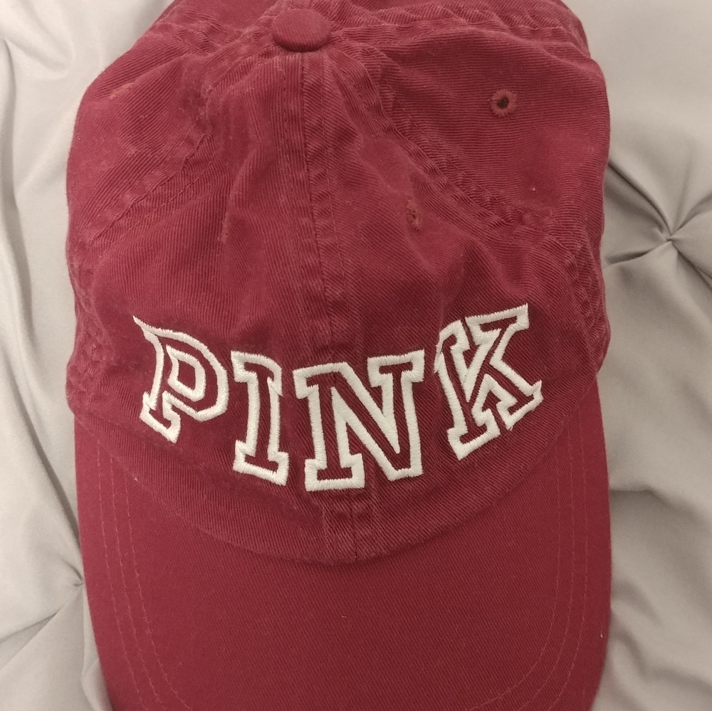 OneSize Burgundy Pink VictoriasSecret Baseball Cap